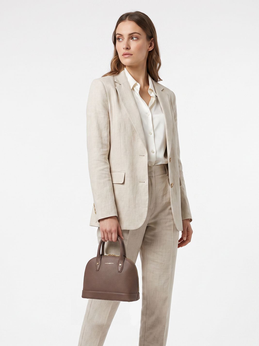 Lazarotti Bologna Leather Bolso Piel natural 23 cm Lazarotti Bologna Leather Bolso Piel natural 23 cm