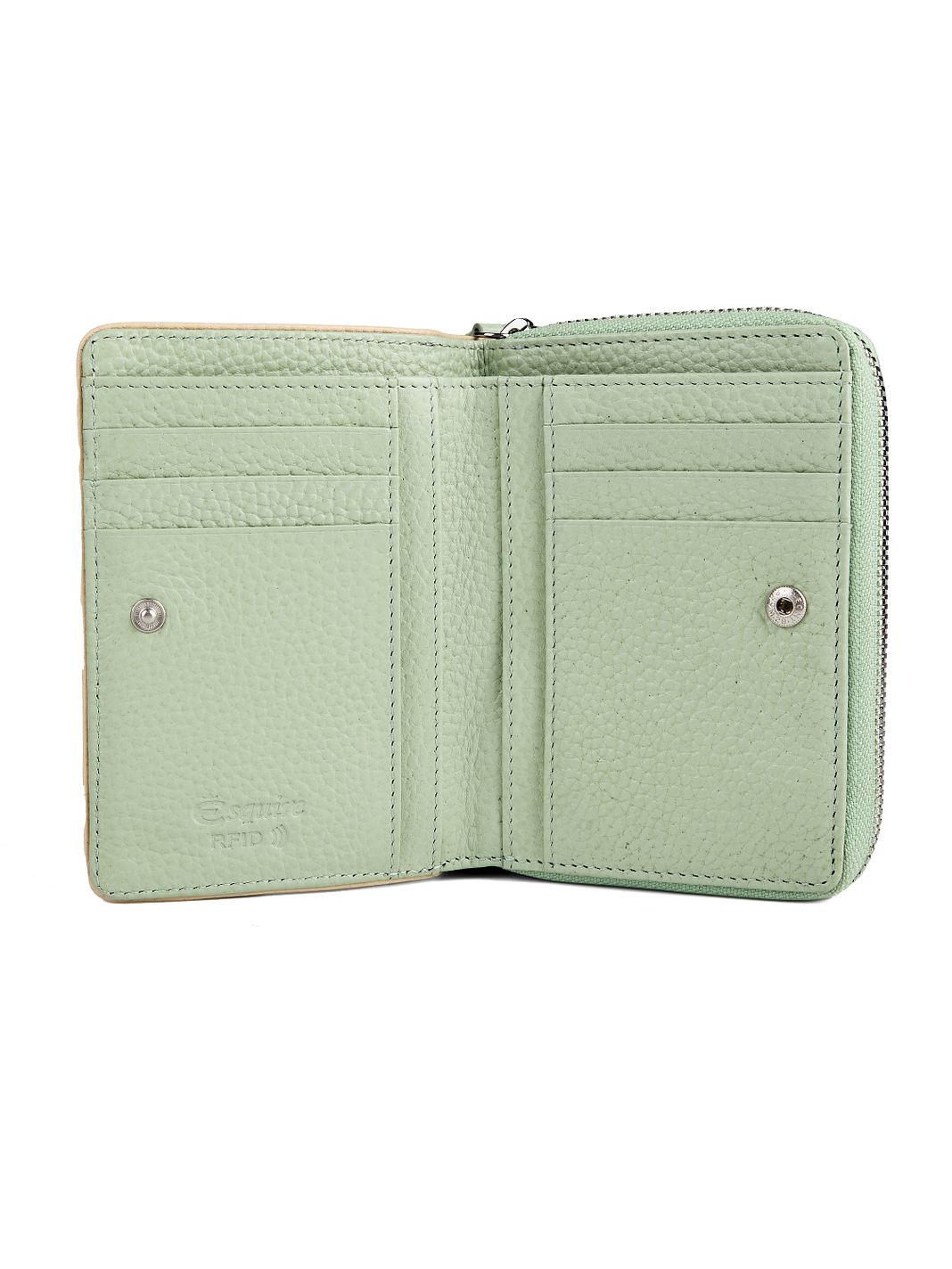 Esquire Virginia Portafoglio Protezione RFID Vera Pelle 13 cm Esquire Virginia Portafoglio Protezione RFID Vera Pelle 13 cm