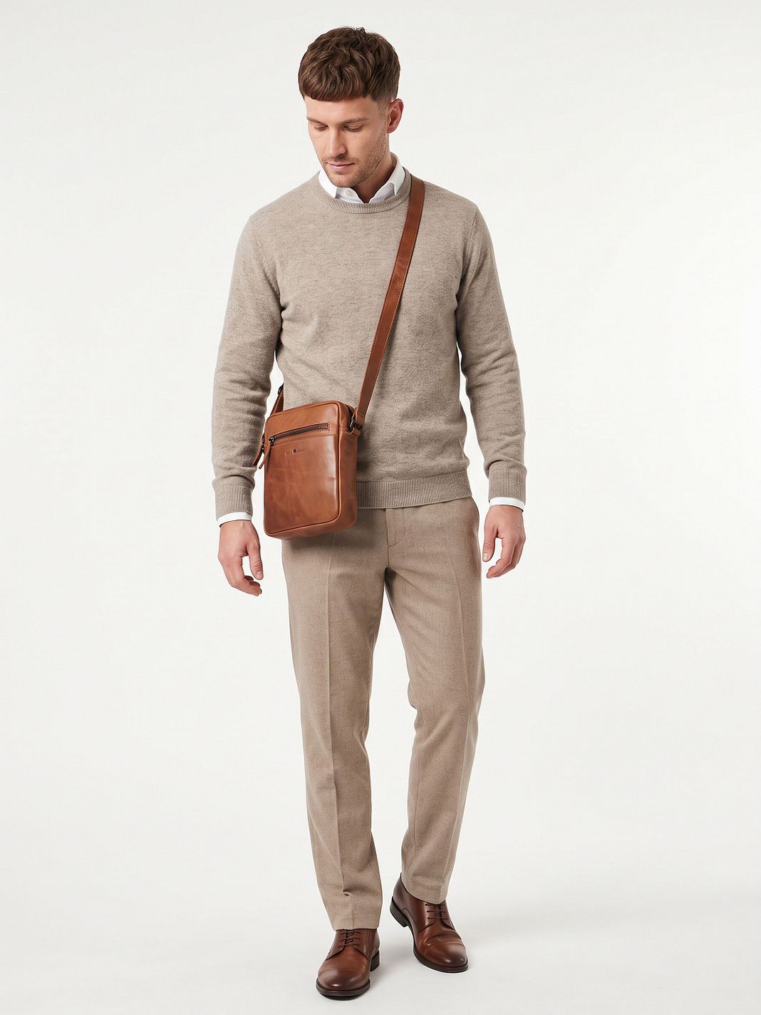 Greenburry Newport Bolso bandolera Piel natural 19 cm Greenburry Newport Bolso bandolera Piel natural 19 cm