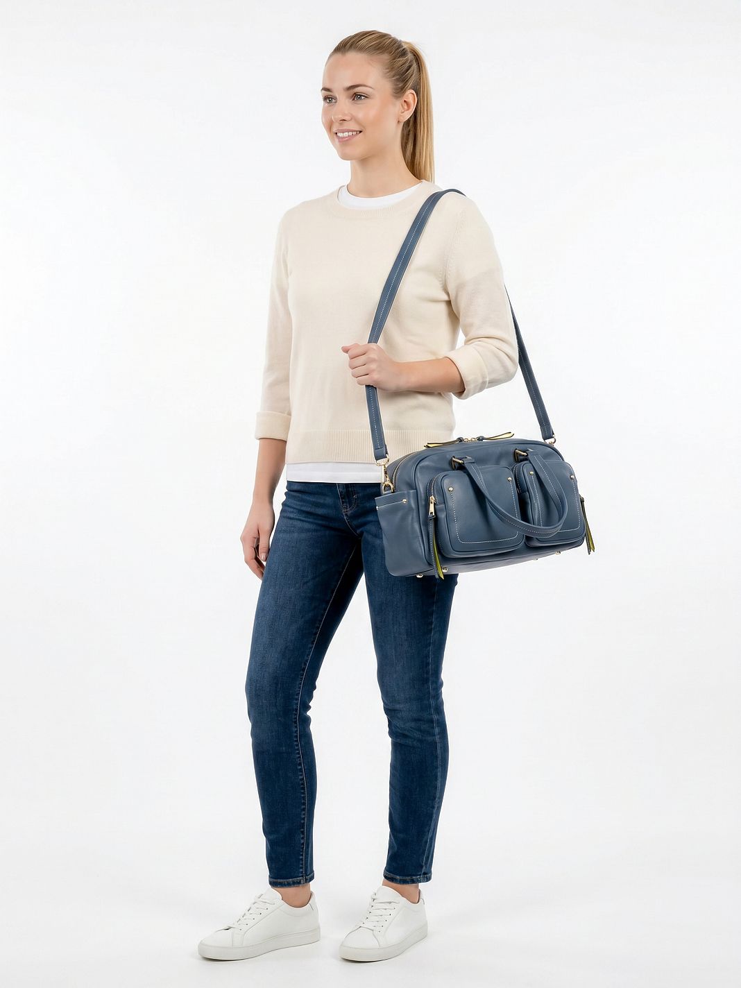 DuDu Pocket Borsa a spalla Vera Pelle 33 cm DuDu Pocket Borsa a spalla Vera Pelle 33 cm