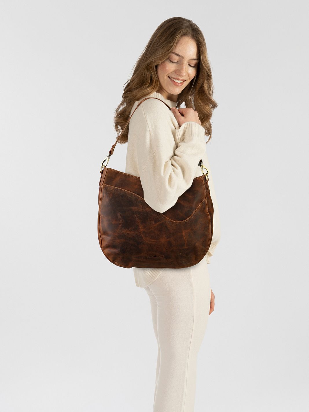 Greenburry Vintage Borsa a spalla Vera Pelle 37 cm Greenburry Vintage Borsa a spalla Vera Pelle 37 cm