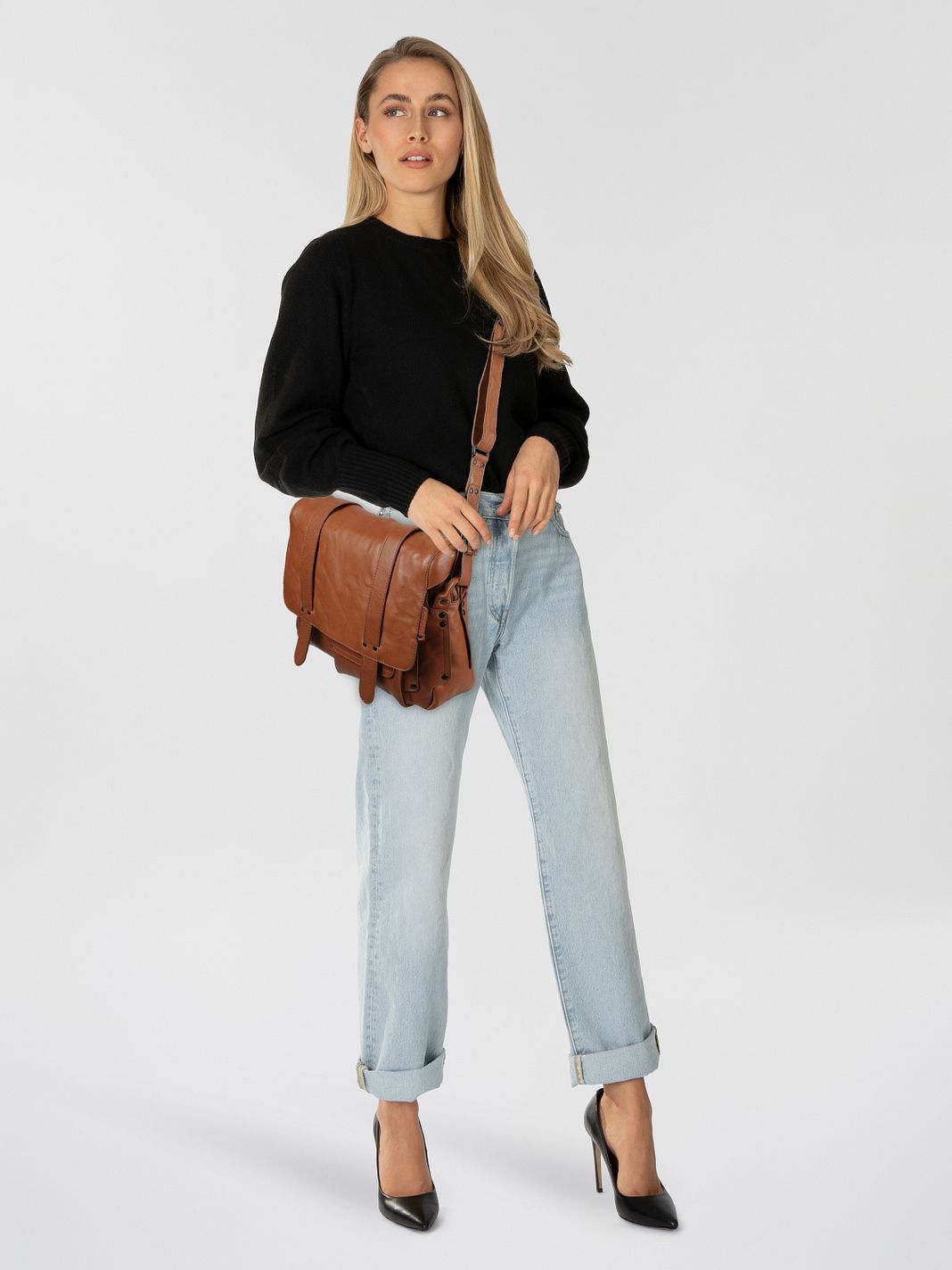 aunts & uncles Grandma's Luxury Club Cartella Messenger Vera Pelle 34 cm Vano porta PC aunts & uncles Grandma's Luxury Club Cartella Messenger Vera Pelle 34 cm Vano porta PC
