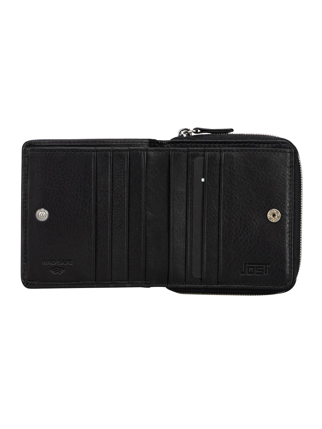 Jost Odense Portafoglio Protezione RFID Vera Pelle 10.5 cm