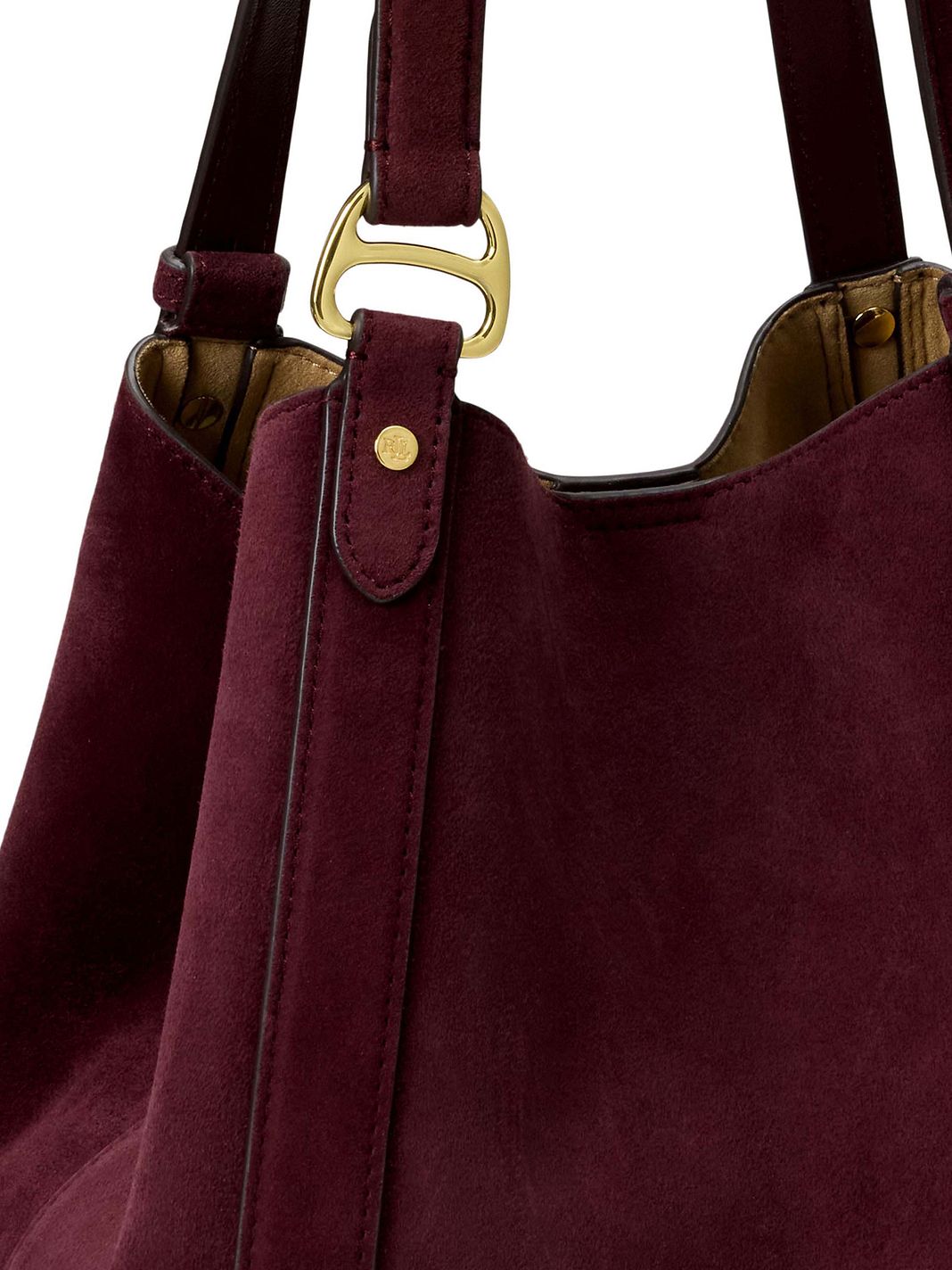 Lauren Ralph Lauren Tasha Borsa a spalla Vera Pelle 37 cm Lauren Ralph Lauren Tasha Borsa a spalla Vera Pelle 37 cm