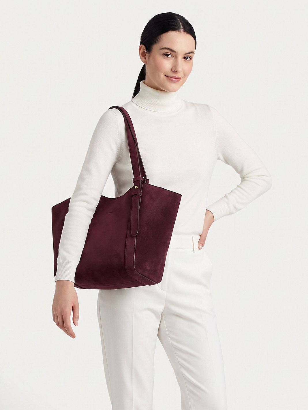 Lauren Ralph Lauren Tasha Borsa a spalla Vera Pelle 37 cm Lauren Ralph Lauren Tasha Borsa a spalla Vera Pelle 37 cm