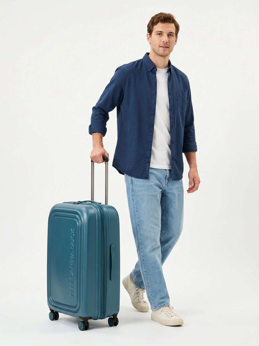 Mandarina Duck Logoduck + 4 ruote Carrello L 75 cm Mandarina Duck Logoduck + 4 ruote Carrello L 75 cm