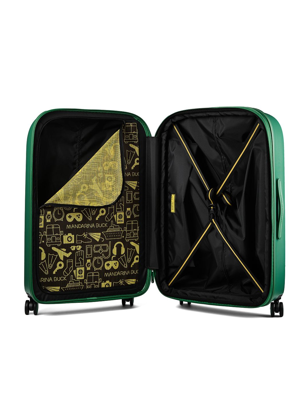 Mandarina Duck Logoduck + 4 ruote Carrello L 75 cm Mandarina Duck Logoduck + 4 ruote Carrello L 75 cm