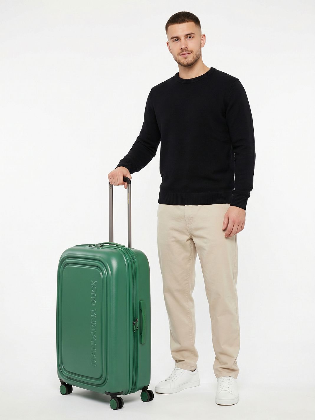 Mandarina Duck Logoduck + 4 ruote Carrello L 75 cm Mandarina Duck Logoduck + 4 ruote Carrello L 75 cm