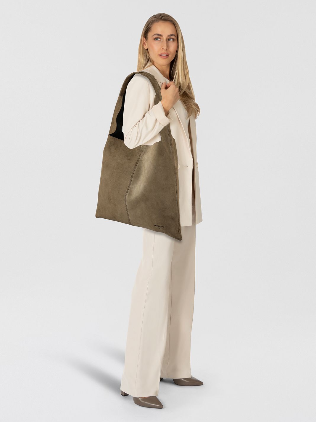Patrizia Pepe Never Complete Borsa tote Vera Pelle 43 cm Patrizia Pepe Never Complete Borsa tote Vera Pelle 43 cm