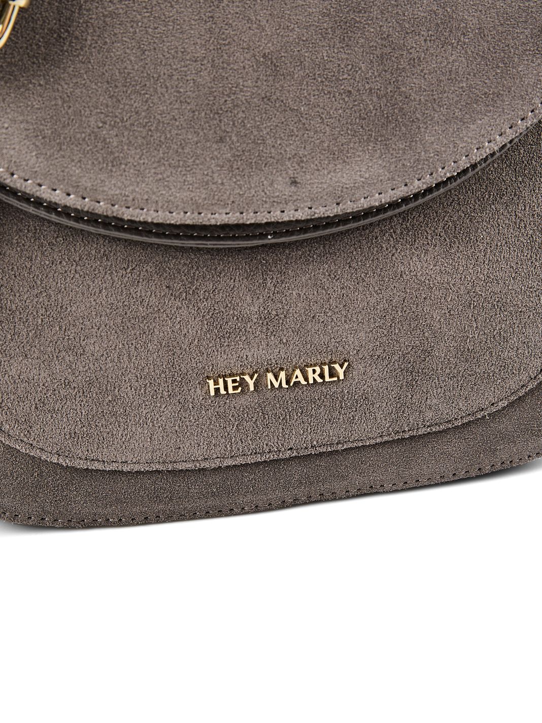 Hey Marly Big Sister Suede Borsa a spalla S Vera Pelle 25 cm Hey Marly Big Sister Suede Borsa a spalla S Vera Pelle 25 cm