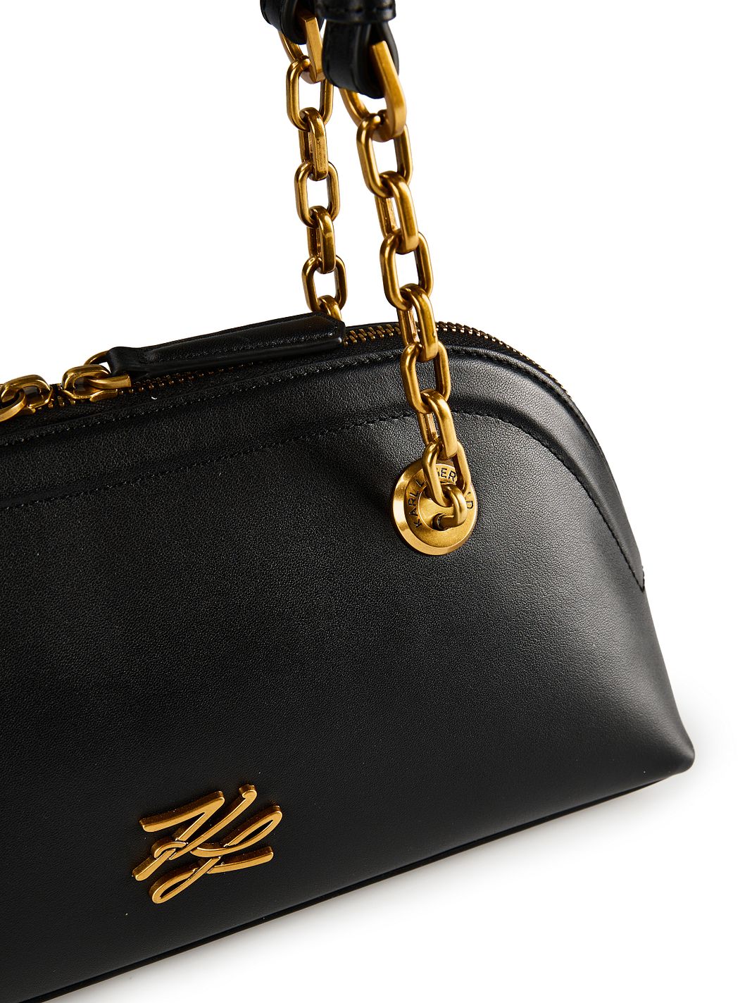 Karl Lagerfeld Autograph Borsa a spalla Vera Pelle 30 cm Karl Lagerfeld Autograph Borsa a spalla Vera Pelle 30 cm