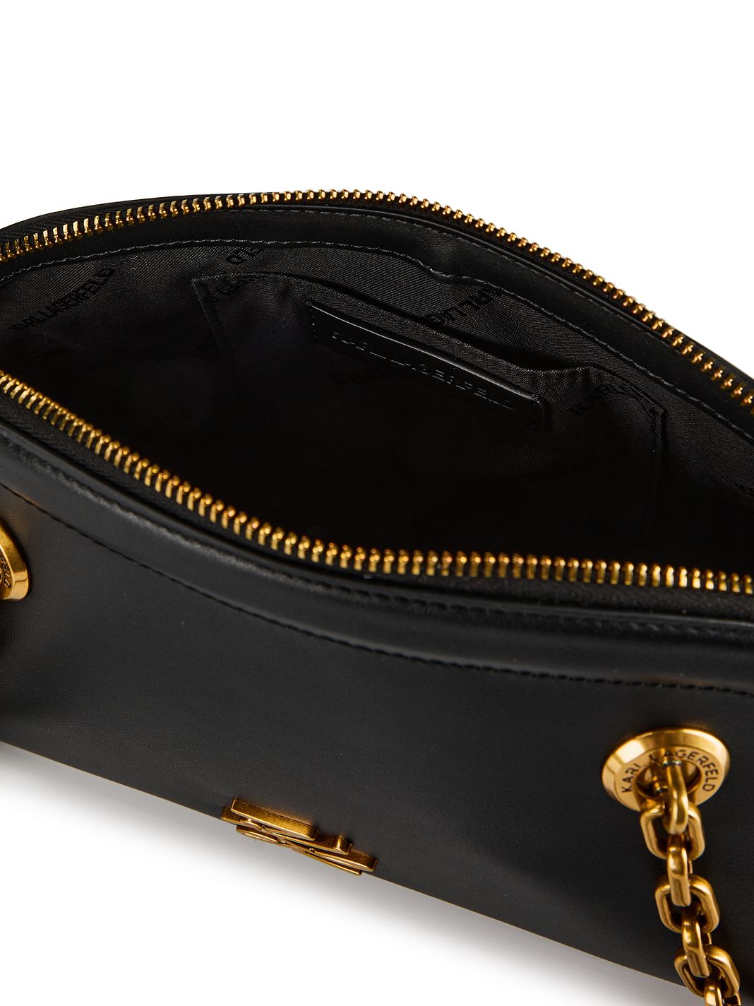 Karl Lagerfeld Autograph Borsa a spalla Vera Pelle 30 cm Karl Lagerfeld Autograph Borsa a spalla Vera Pelle 30 cm