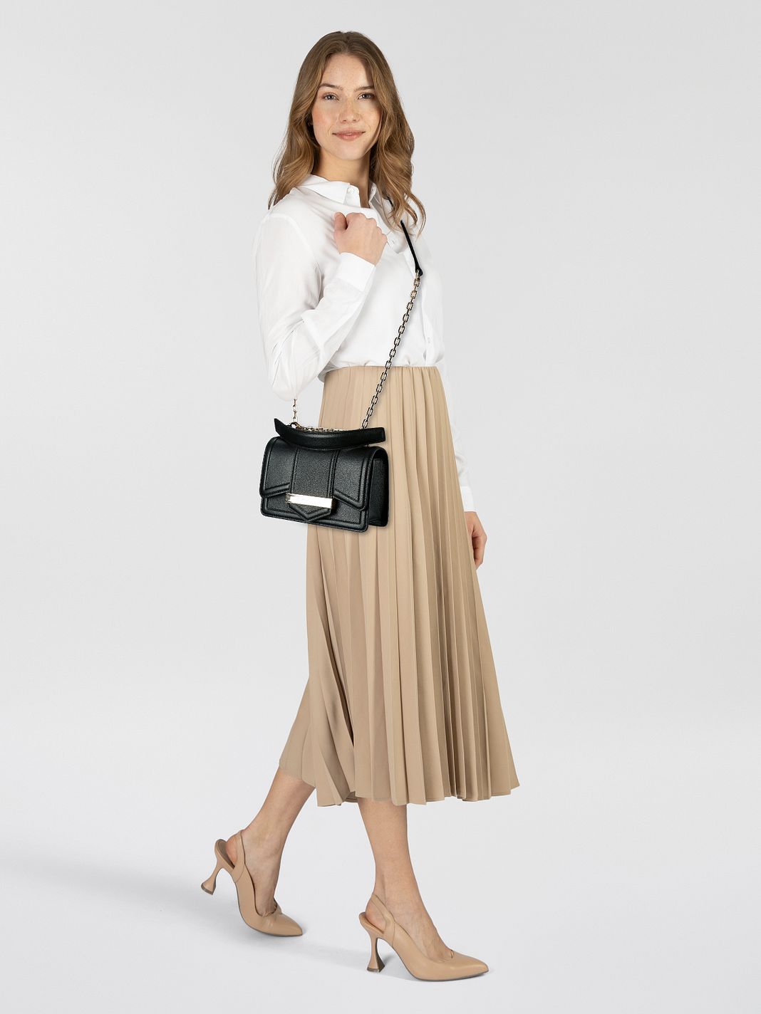 Karl Lagerfeld Nova Borsa a tracolla Vera Pelle 20 cm Karl Lagerfeld Nova Borsa a tracolla Vera Pelle 20 cm