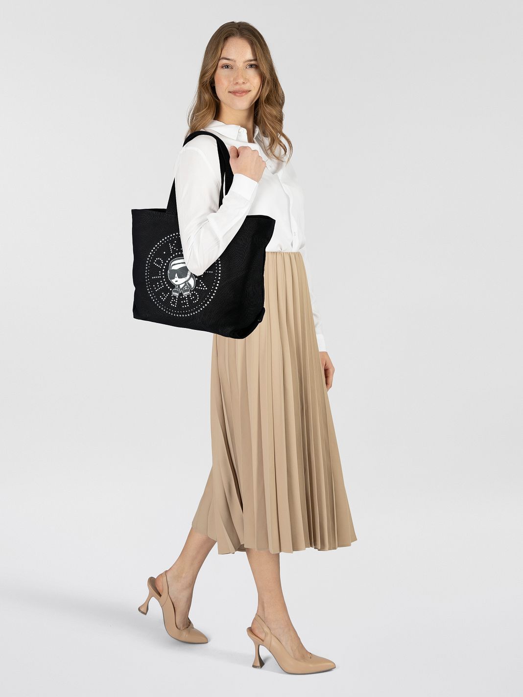 Karl Lagerfeld Ikon Borsa tote 51 cm Karl Lagerfeld Ikon Borsa tote 51 cm