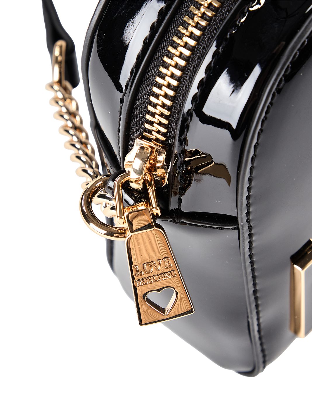 Love Moschino Enameled Logo Borsa a tracolla 20 cm Love Moschino Enameled Logo Borsa a tracolla 20 cm