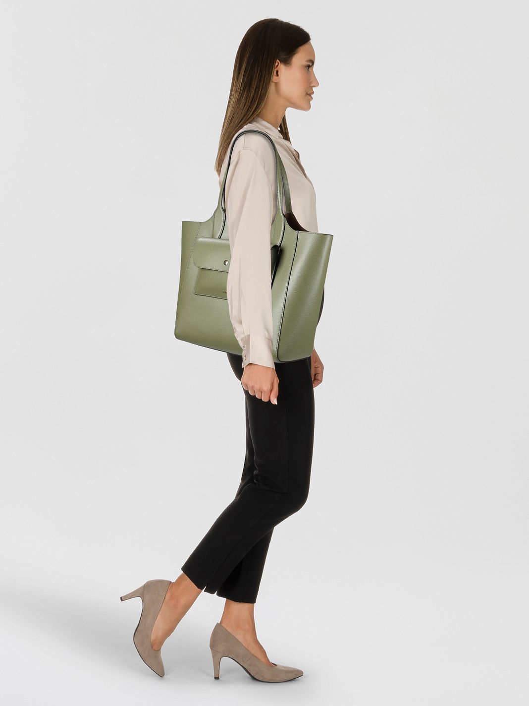Furla Lea Shopper taske M Læder 44 cm