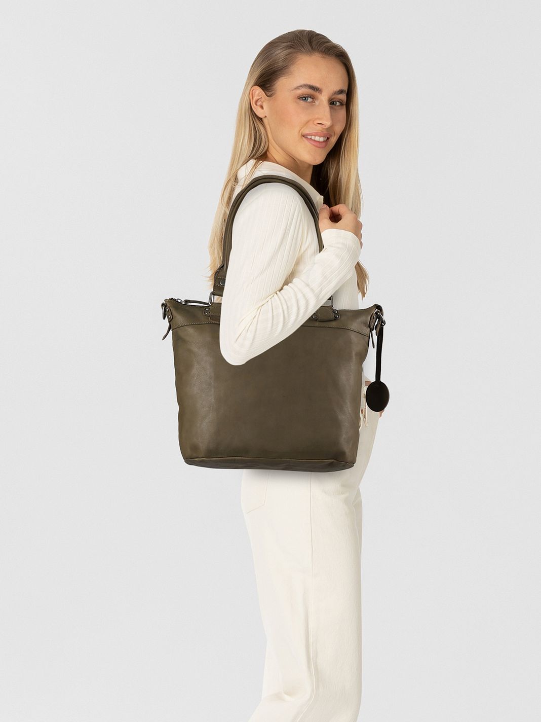 Harbour 2nd Anchor Love Borsa a tracolla Vera Pelle 28 cm Harbour 2nd Anchor Love Borsa a tracolla Vera Pelle 28 cm