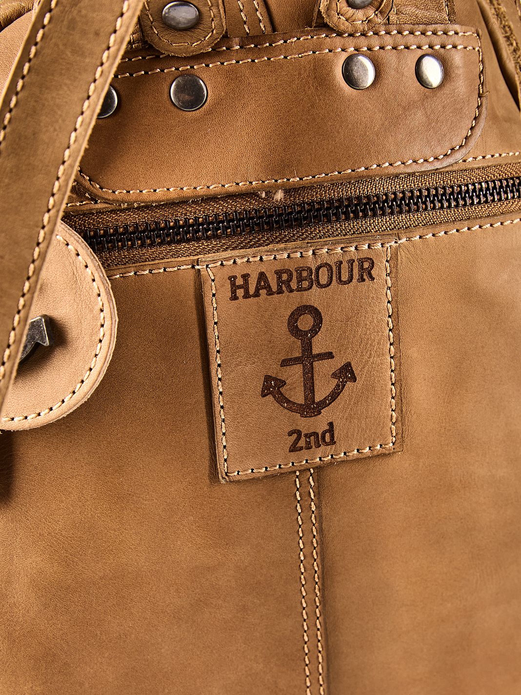 Harbour 2nd Anchor Love Meghan Daypack Vera Pelle 34 cm Harbour 2nd Anchor Love Meghan Daypack Vera Pelle 34 cm