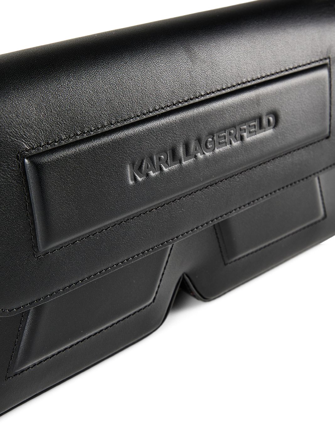 Karl Lagerfeld Ikon K Borsa a spalla Vera Pelle 25 cm Karl Lagerfeld Ikon K Borsa a spalla Vera Pelle 25 cm