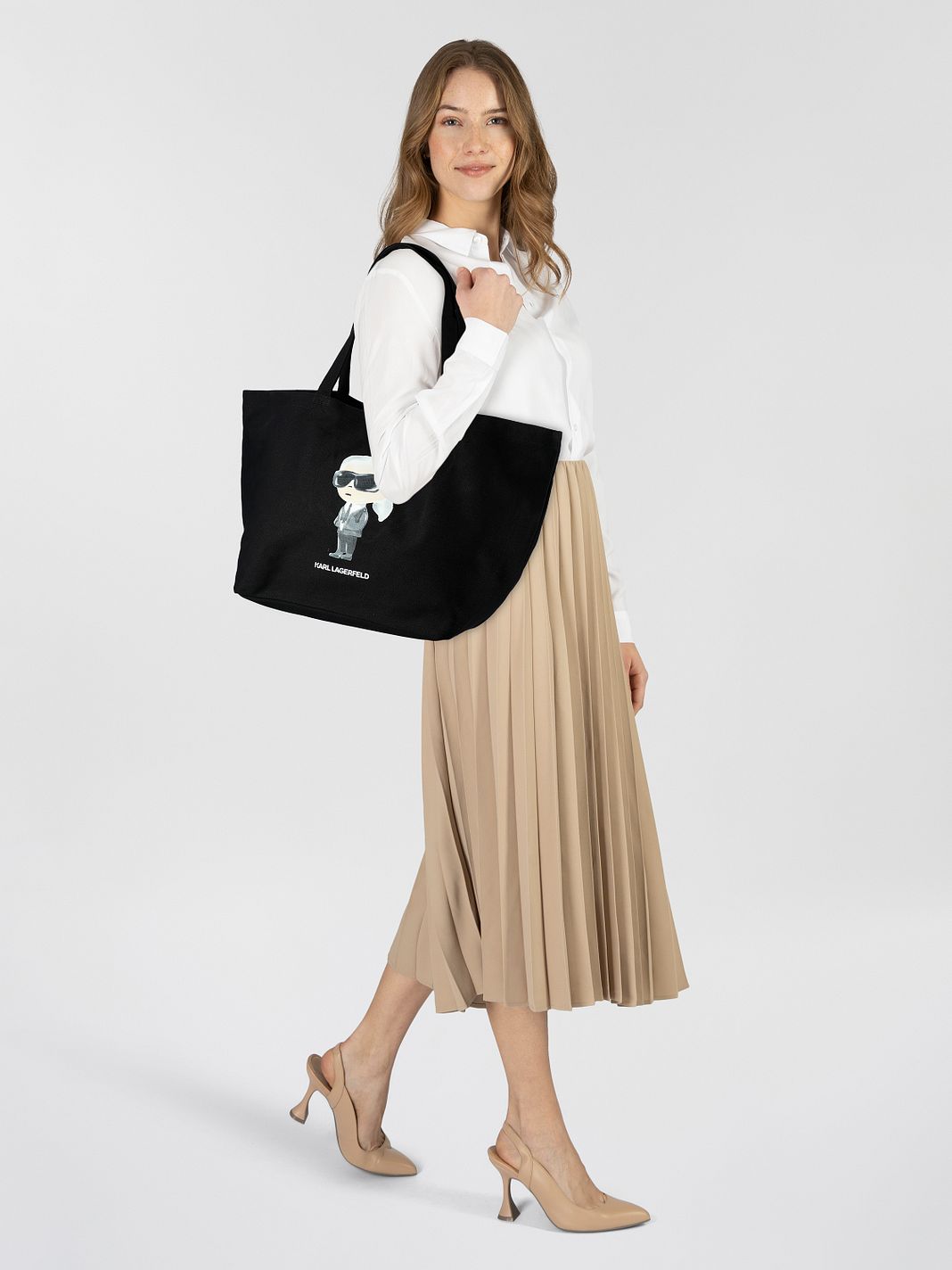Karl Lagerfeld Ikon Borsa tote 57 cm Karl Lagerfeld Ikon Borsa tote 57 cm