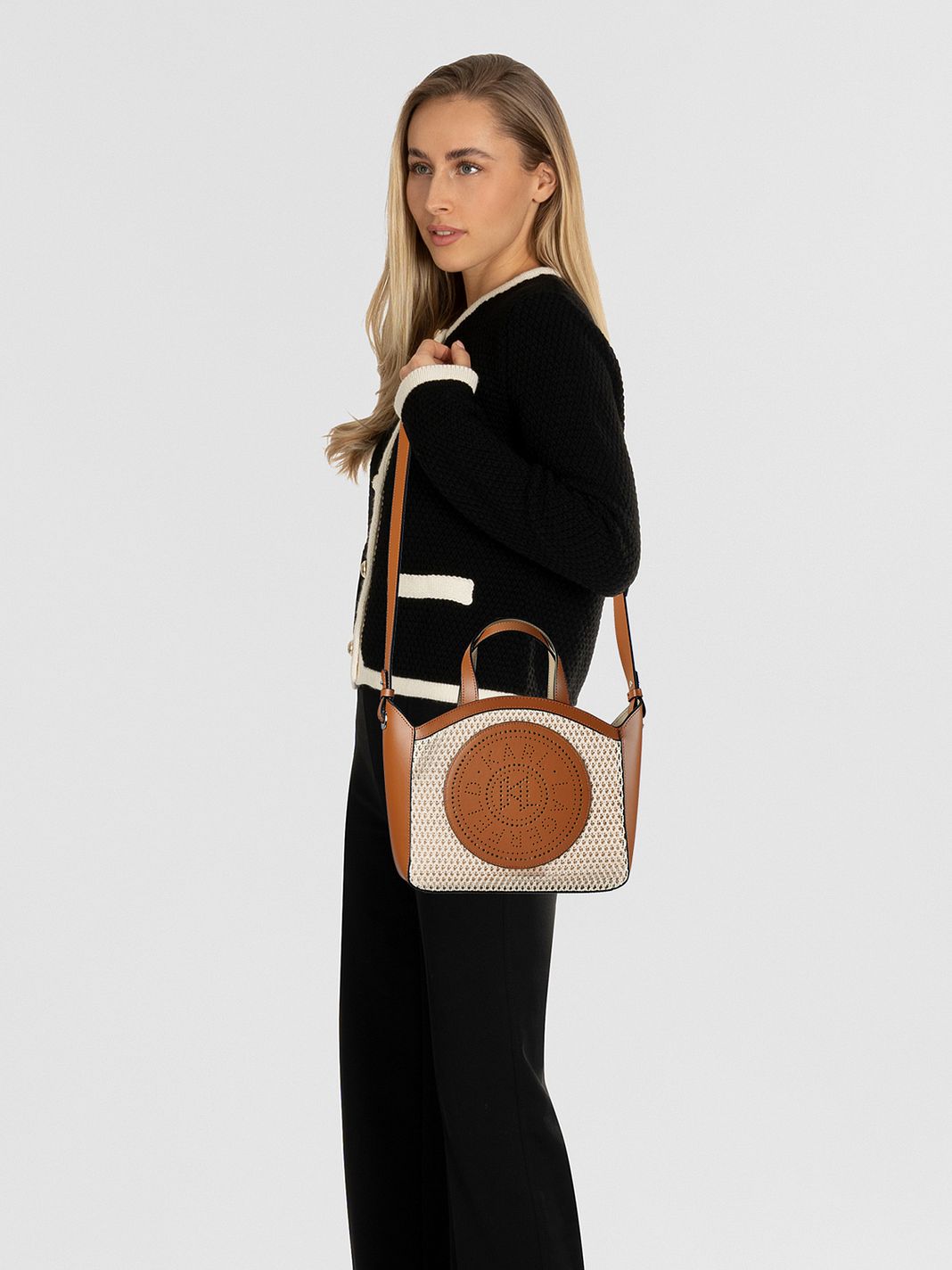 Karl Lagerfeld Circle Borsetta Vera Pelle 31 cm Karl Lagerfeld Circle Borsetta Vera Pelle 31 cm