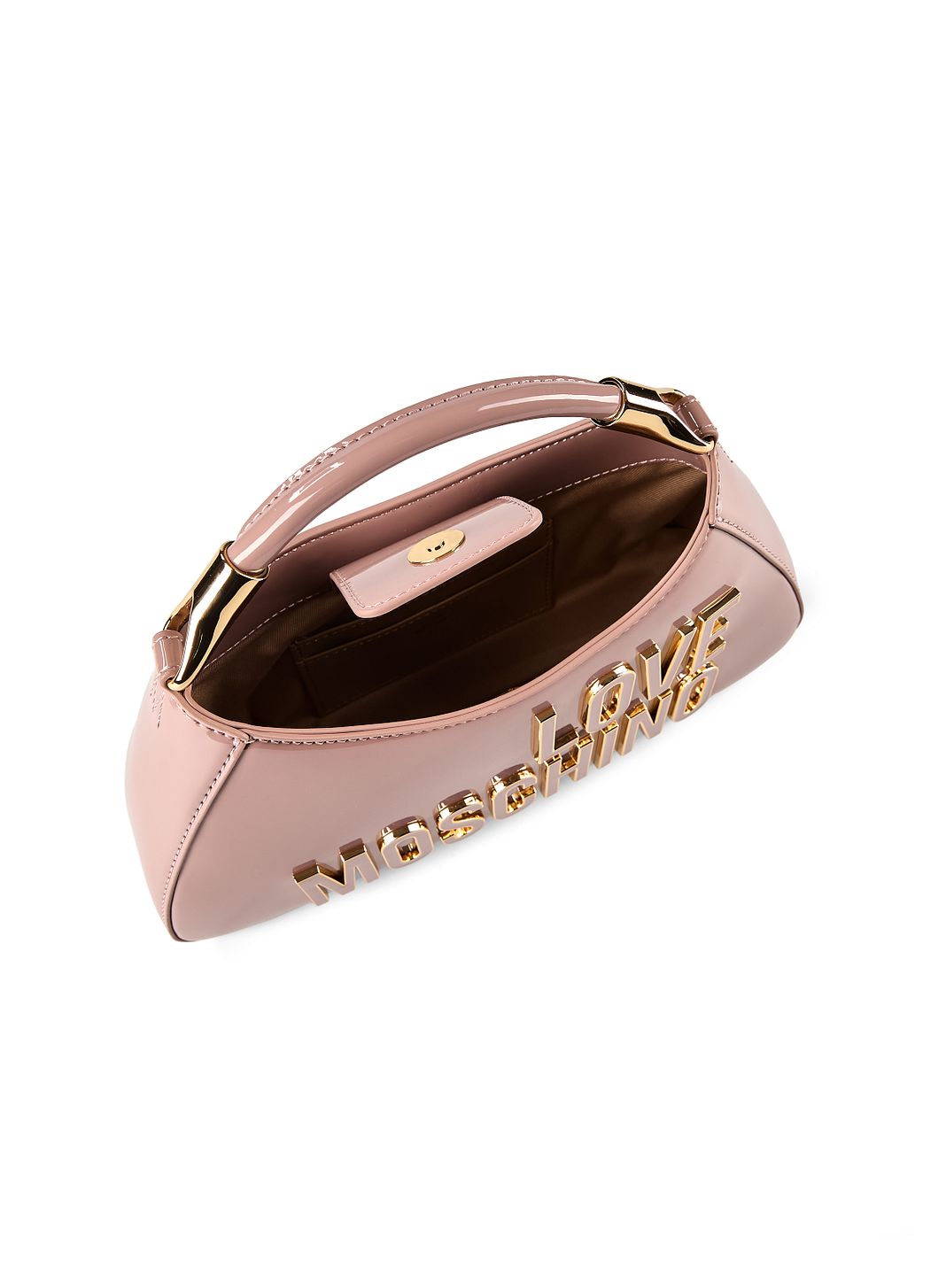 Love Moschino Enameled Logo Borsetta 27 cm Love Moschino Enameled Logo Borsetta 27 cm