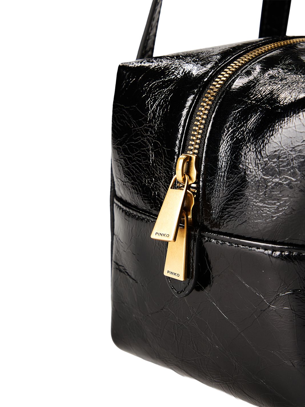 PINKO Cubic Mini Borsa Borsa a spalla Vera Pelle 16 cm PINKO Cubic Mini Borsa Borsa a spalla Vera Pelle 16 cm