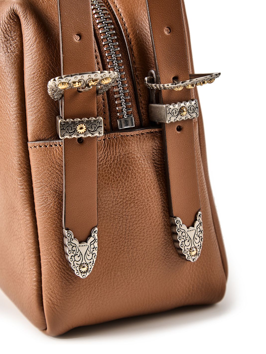 PINKO 24 Classic Borsa a spalla Vera Pelle 34 cm PINKO 24 Classic Borsa a spalla Vera Pelle 34 cm