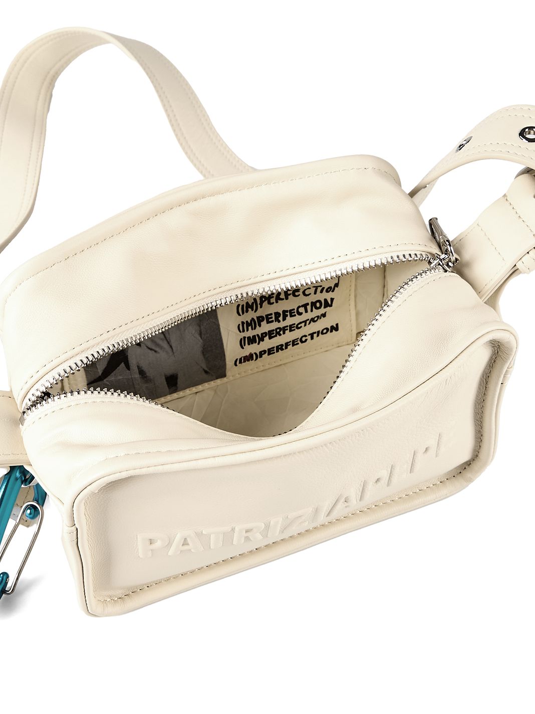 Patrizia Pepe (Im)Perfection Bolso bandolera Piel natural 20 cm Patrizia Pepe (Im)Perfection Bolso bandolera Piel natural 20 cm