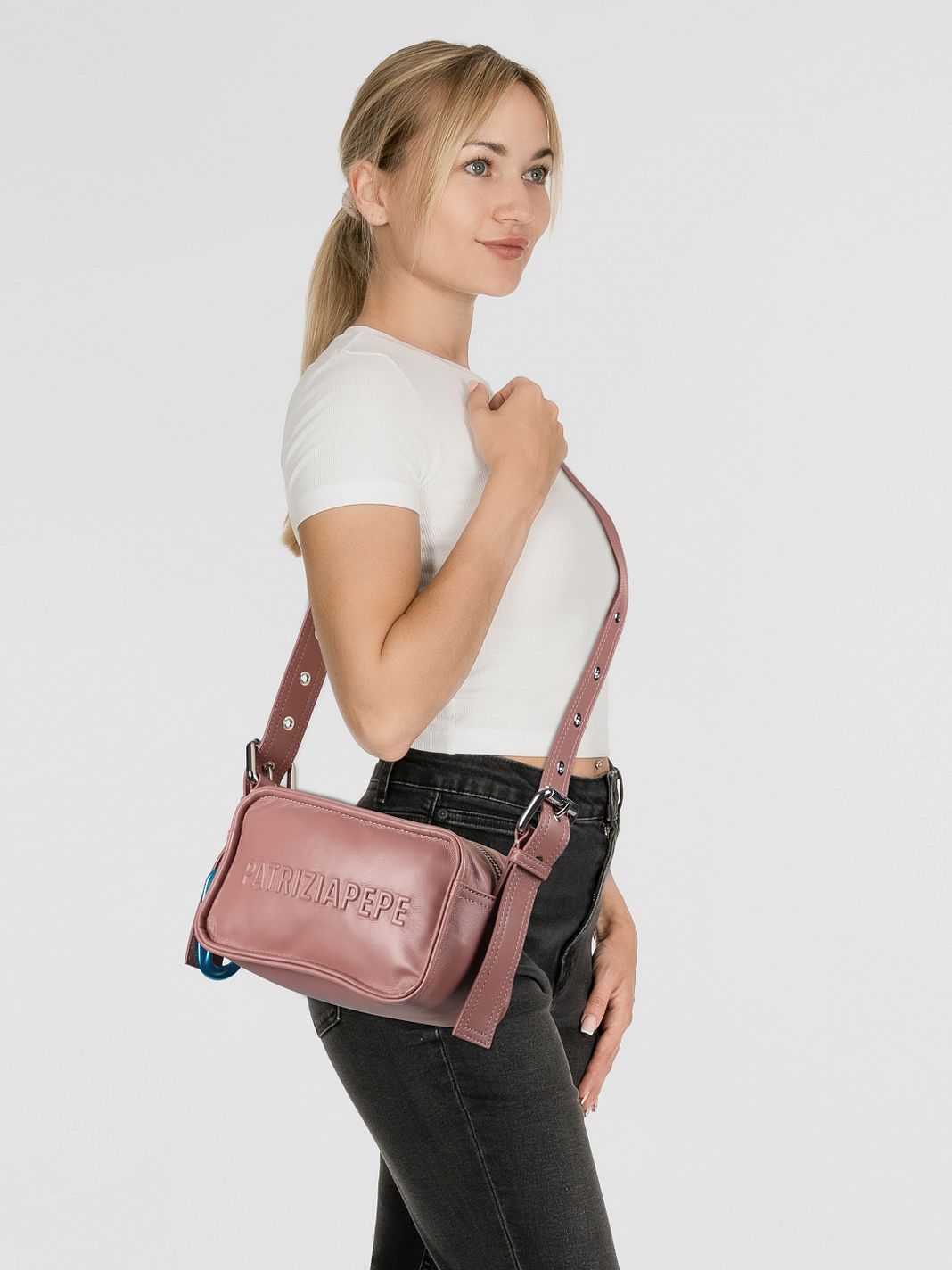 Patrizia Pepe (Im)Perfection Borsa a tracolla Vera Pelle 20 cm Patrizia Pepe (Im)Perfection Borsa a tracolla Vera Pelle 20 cm