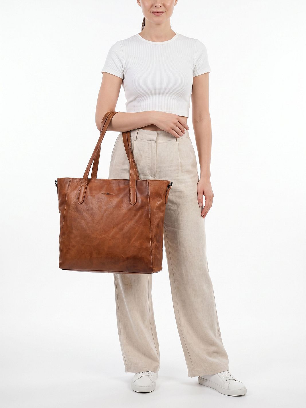 Greenburry Newport Borsa a spalla Vera Pelle 33 cm Vano porta PC Greenburry Newport Borsa a spalla Vera Pelle 33 cm Vano porta PC