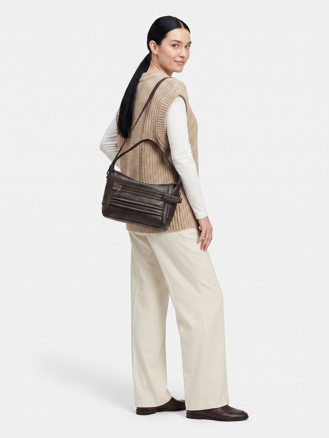 Liebeskind Delia Bolso para hombre S Piel natural 25.5 cm