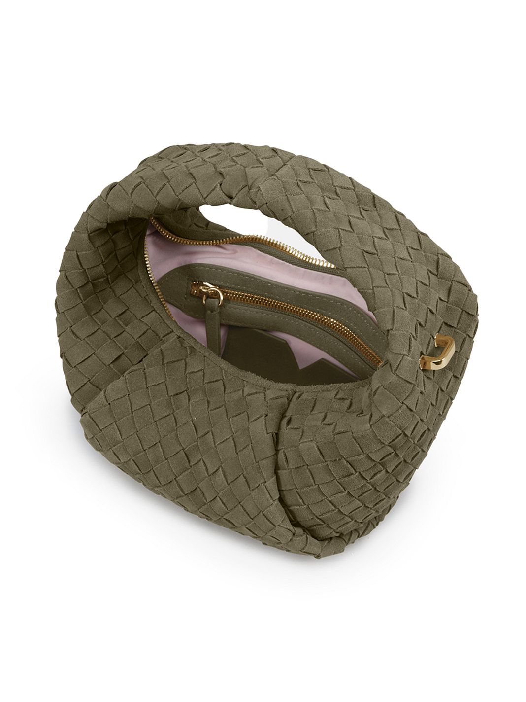 LES VISIONNAIRES Greta mini weave Borsetta Vera Pelle 20 cm LES VISIONNAIRES Greta mini weave Borsetta Vera Pelle 20 cm