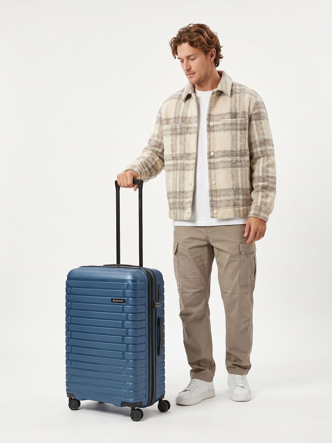 Pactastic Collection 04 THE MEDIUM + 4 ruote Carrello M 66 cm espandibile