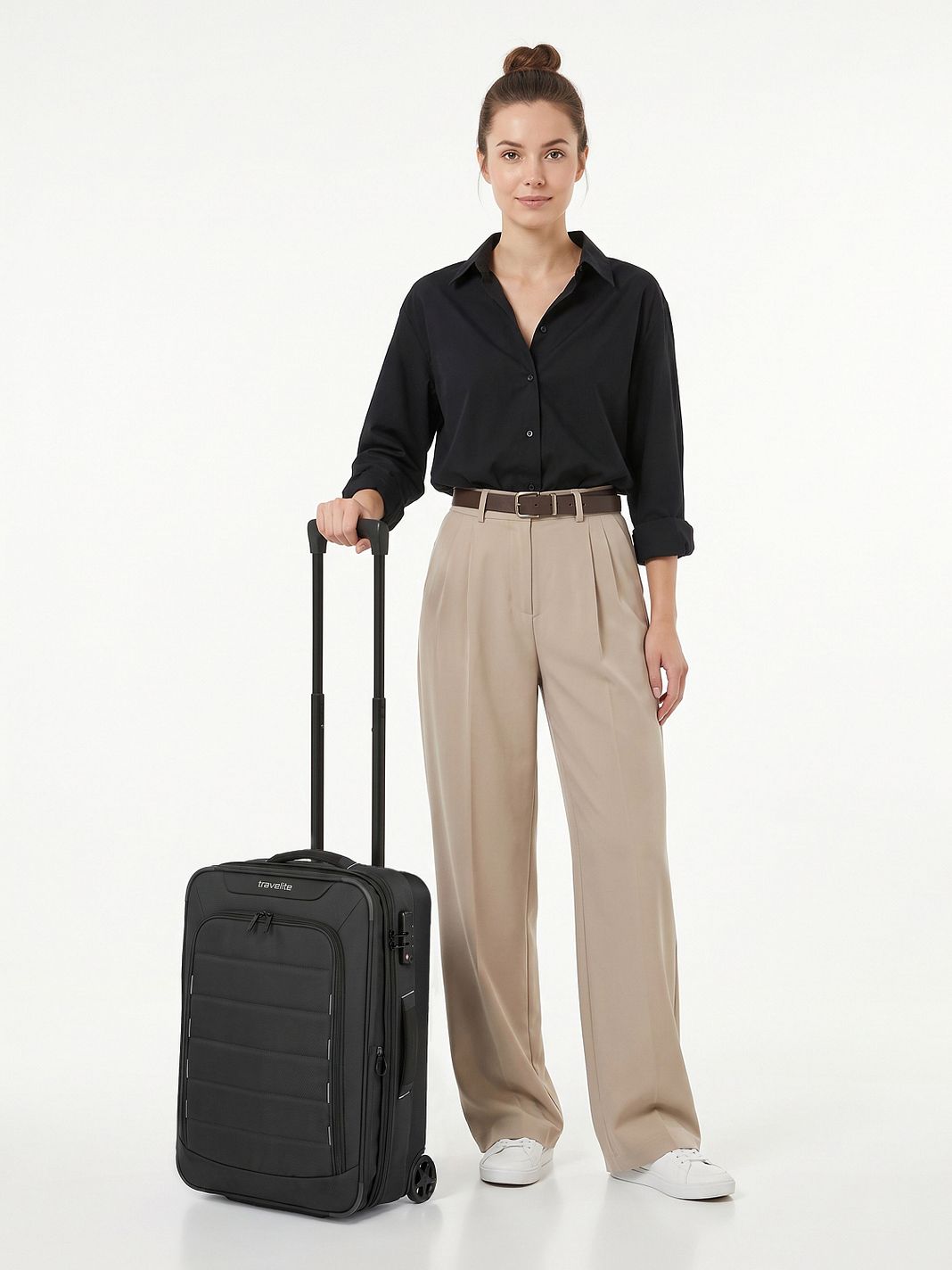 Travelite Skaii 2 ruedas Maleta de cabina 55 cm Con asa expansible