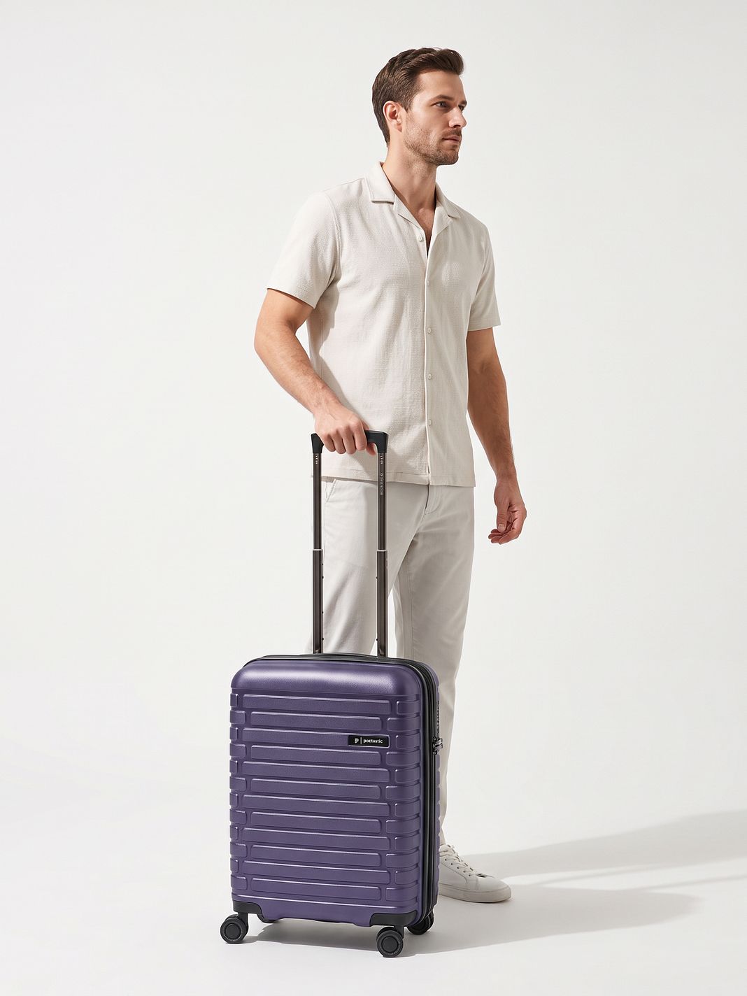 Pactastic Collection 04 THE CABIN + 4 ruote Trolley cabina S 55 cm espandibile