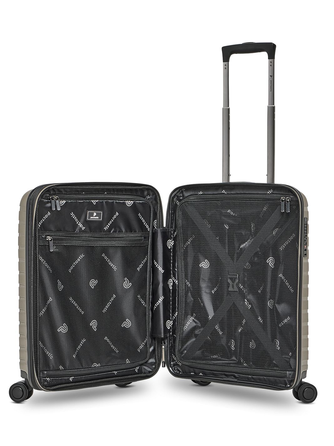 Pactastic Collection 04 THE CABIN + 4 ruote Trolley cabina S 55 cm espandibile Pactastic Collection 04 THE CABIN + 4 ruote Trolley cabina S 55 cm espandibile