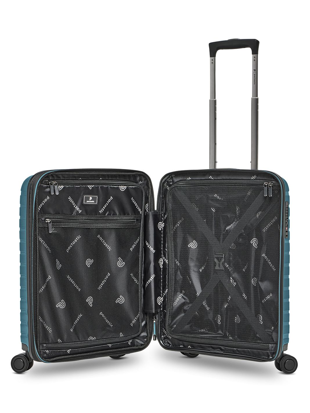 Pactastic Collection 04 THE CABIN + 4 ruote Trolley cabina S 55 cm espandibile Pactastic Collection 04 THE CABIN + 4 ruote Trolley cabina S 55 cm espandibile