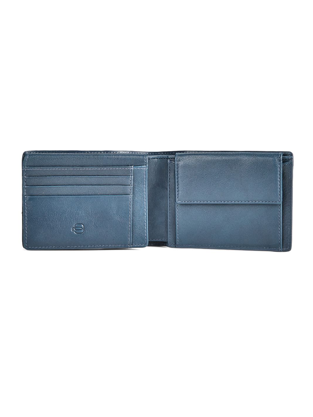 Piquadro Victor Portafoglio Protezione RFID Vera Pelle 12.5 cm Piquadro Victor Portafoglio Protezione RFID Vera Pelle 12.5 cm