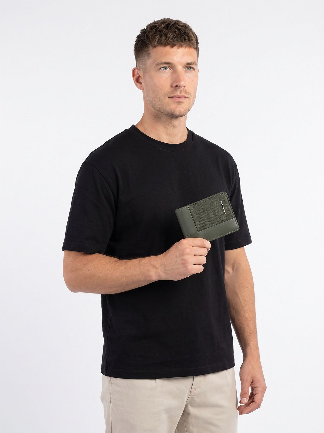 Piquadro Sync Portafoglio Protezione RFID Vera Pelle 12.5 cm Piquadro Sync Portafoglio Protezione RFID Vera Pelle 12.5 cm