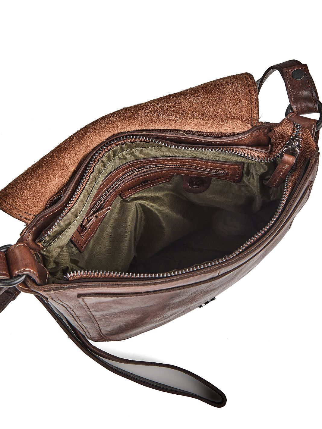 Greenburry Vintage Borsa a tracolla Vera Pelle 30 cm Greenburry Vintage Borsa a tracolla Vera Pelle 30 cm