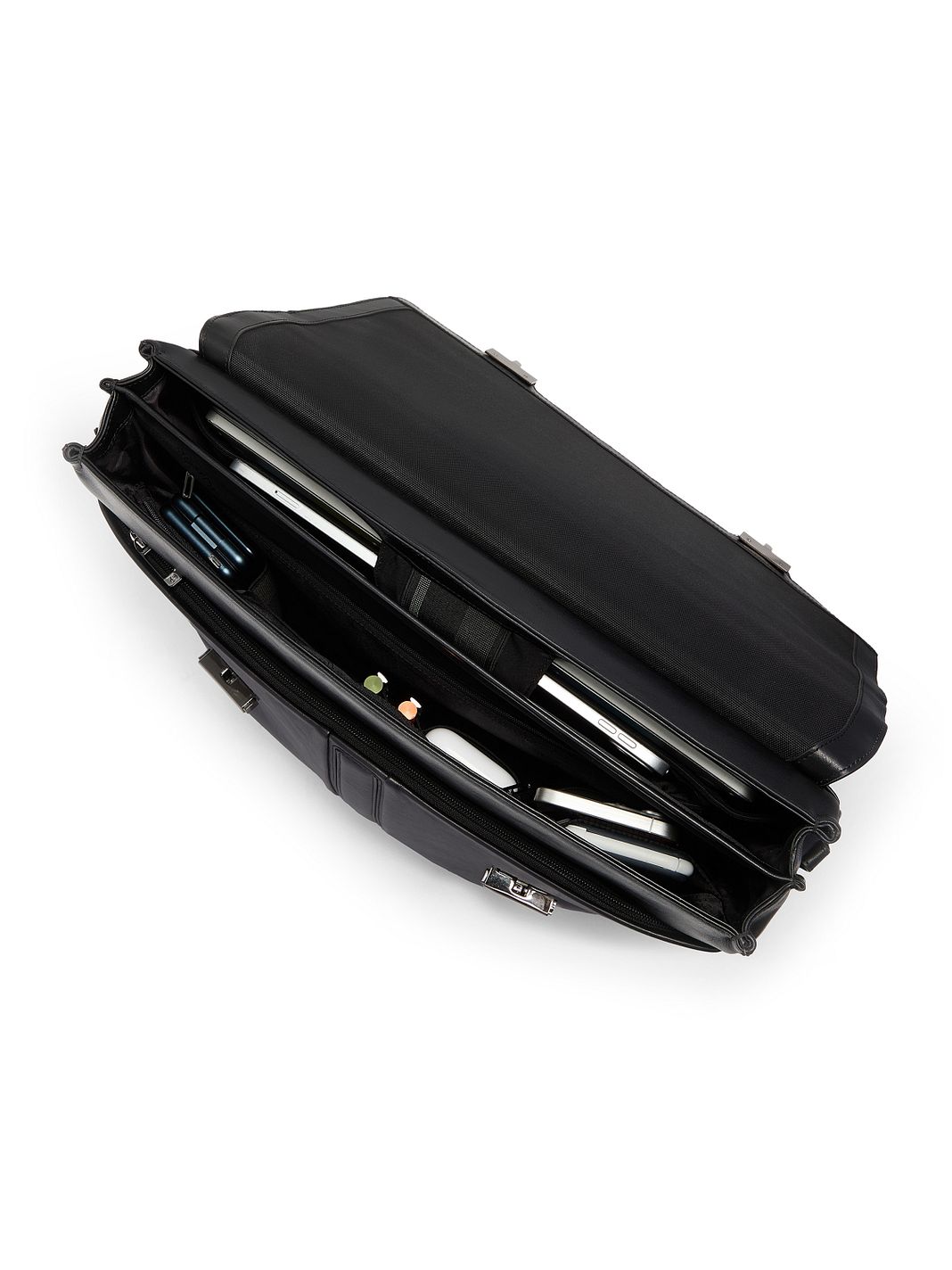 Piquadro Victor Cartella Protezione RFID Vera Pelle 42 cm Vano porta PC Piquadro Victor Cartella Protezione RFID Vera Pelle 42 cm Vano porta PC