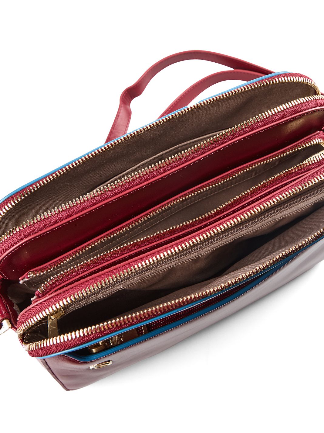 Piquadro Blue Square Borsa a tracolla Vera Pelle 26 cm