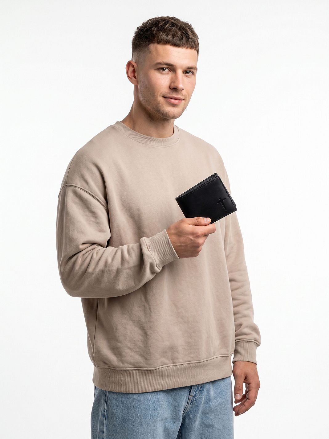 oxmox Leather Portafoglio Protezione RFID Vera Pelle 11 cm oxmox Leather Portafoglio Protezione RFID Vera Pelle 11 cm