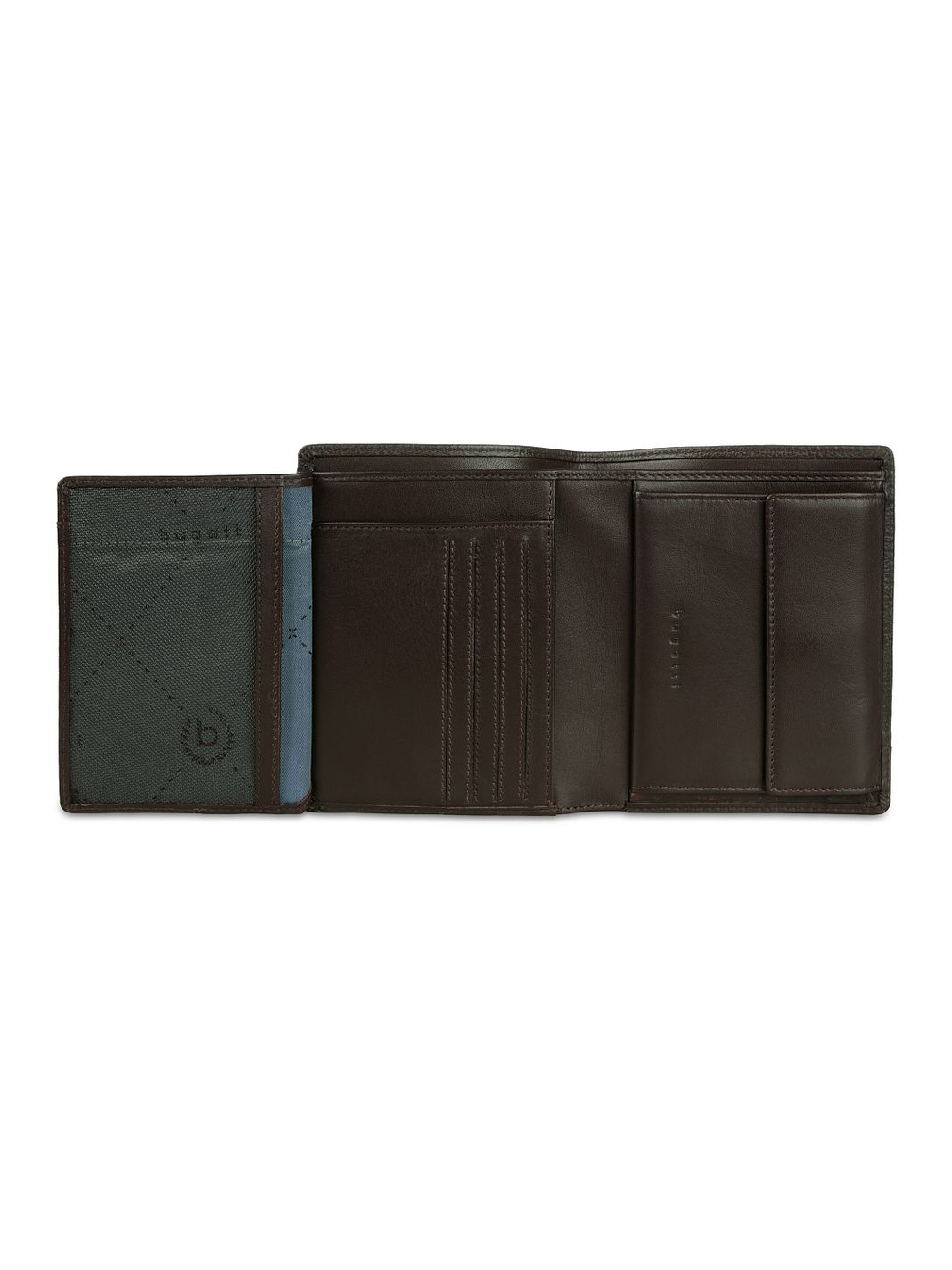 bugatti Due Portafoglio Protezione RFID Vera Pelle 10 cm