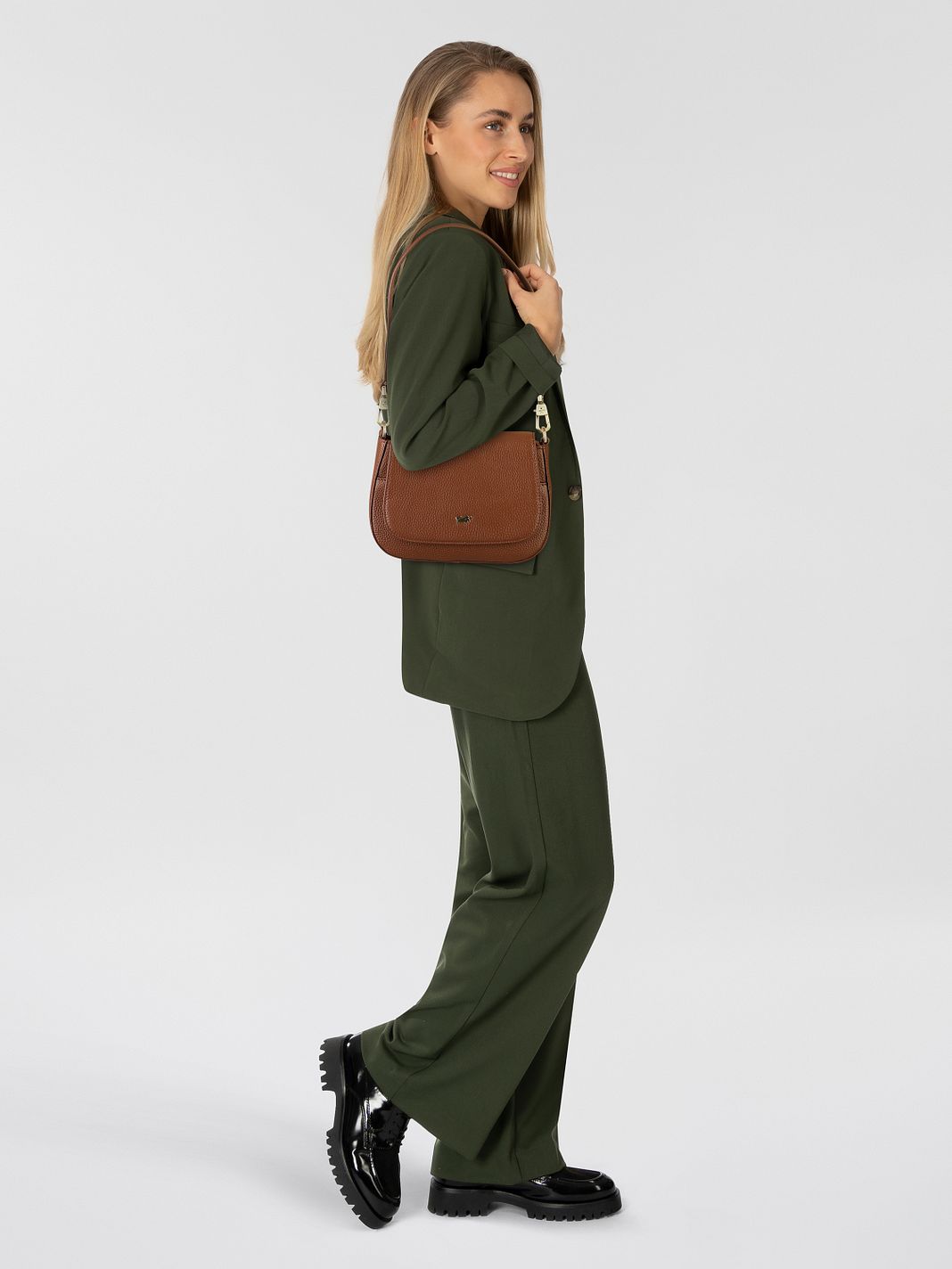 Braun Büffel Hanna Borsa a spalla XS Vera Pelle 21 cm Braun Büffel Hanna Borsa a spalla XS Vera Pelle 21 cm