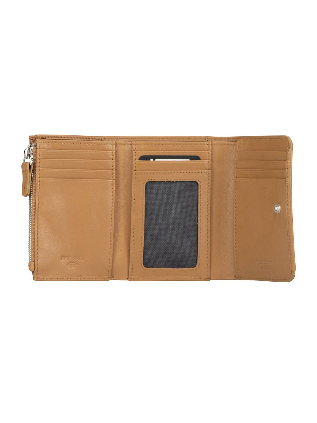 Jost Arva Portafoglio Protezione RFID Vera Pelle 12 cm Jost Arva Portafoglio Protezione RFID Vera Pelle 12 cm