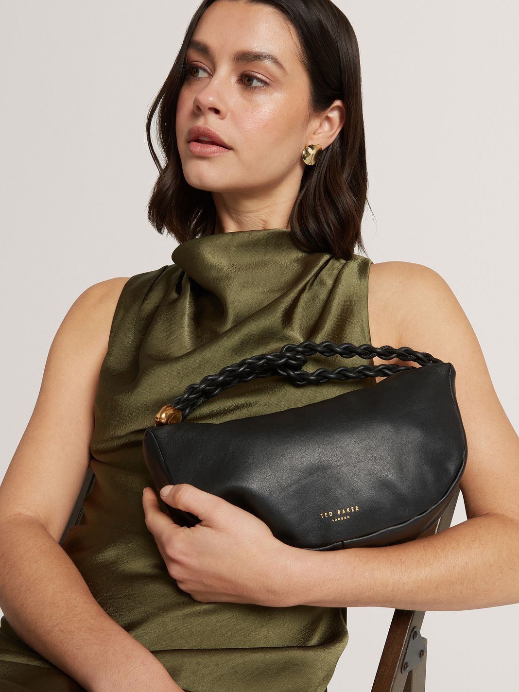 Ted Baker Islah Borsetta Vera Pelle 26 cm Ted Baker Islah Borsetta Vera Pelle 26 cm