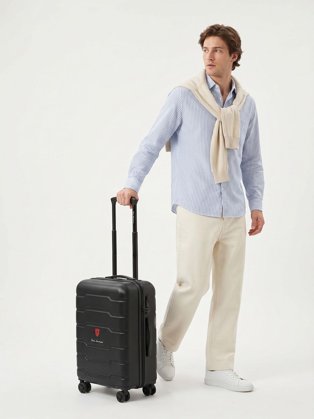 Tonino Lamborghini Bologna 4 ruote Trolley cabina S 53 cm Tonino Lamborghini Bologna 4 ruote Trolley cabina S 53 cm