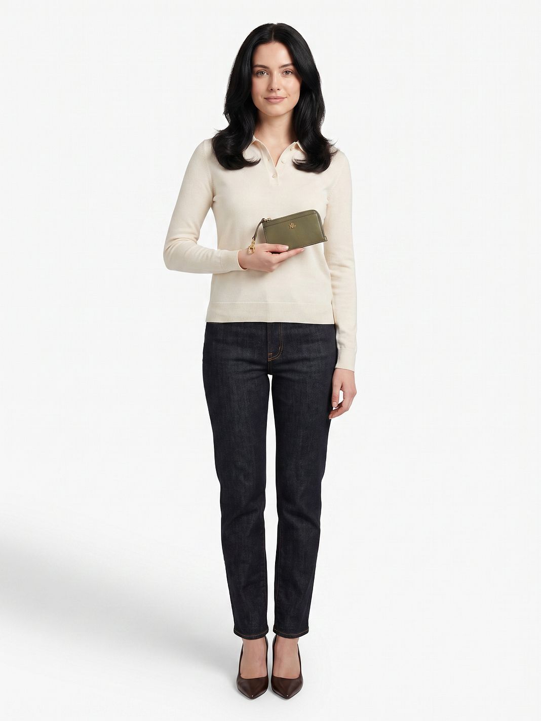 Lauren Ralph Lauren Astuccio portachiavi Vera Pelle 13 cm Lauren Ralph Lauren Astuccio portachiavi Vera Pelle 13 cm